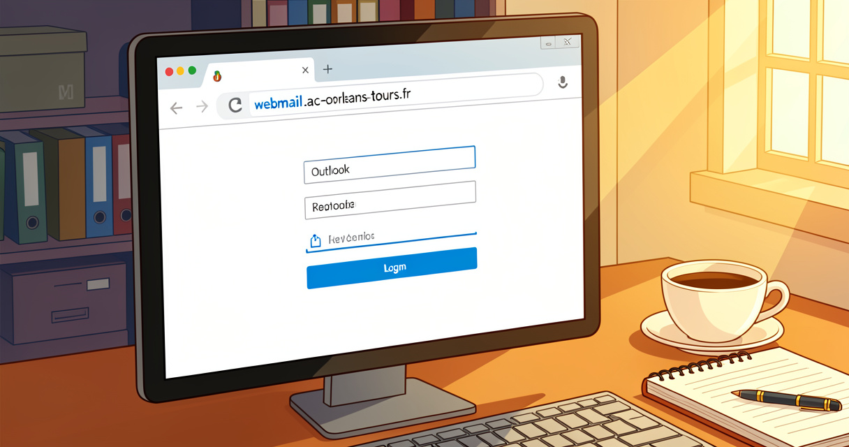 Connexion au webmail IA37 page Outlook Web App académie Orléans Tours