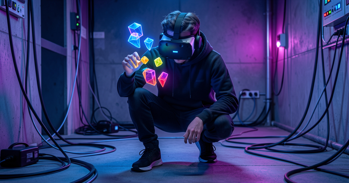 Salle de réalité virtuelle Illucity La Défense pendant une partie de jeu