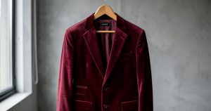 Costume bordeaux : le rouge qui monte en 2026