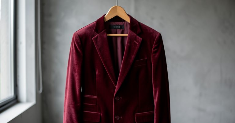 Costume bordeaux : le rouge qui monte en 2026